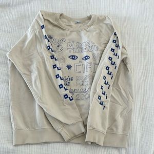 Clare V cream crewneck